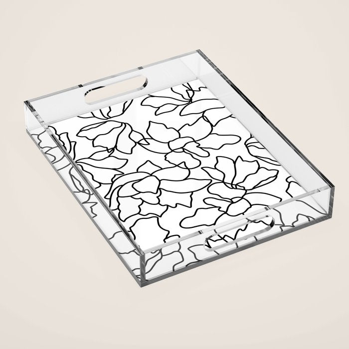 Isla #illustration #drawing Acrylic Tray Gallery Image 1