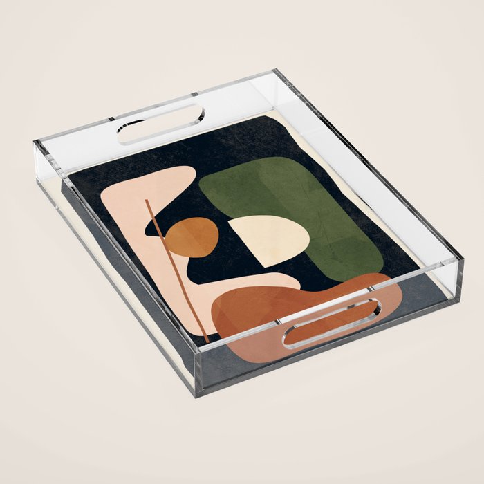 Shape Curve 4 Acrylic Tray Gallery Image 1