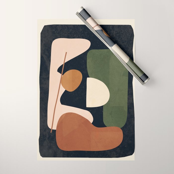 Shape Curve 4 Wrapping Paper Gallery Image 1