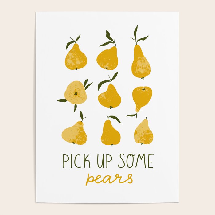Yellow pear Poster Gallery Image 1