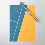 Tennis Player Wrapping Paper Gallery Image 1