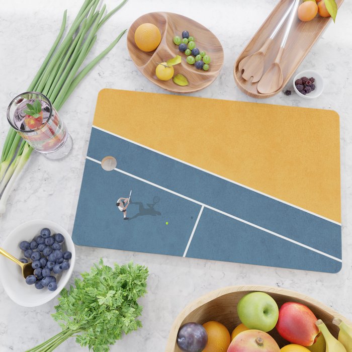 Tennis Player Cutting Board Gallery Image 2