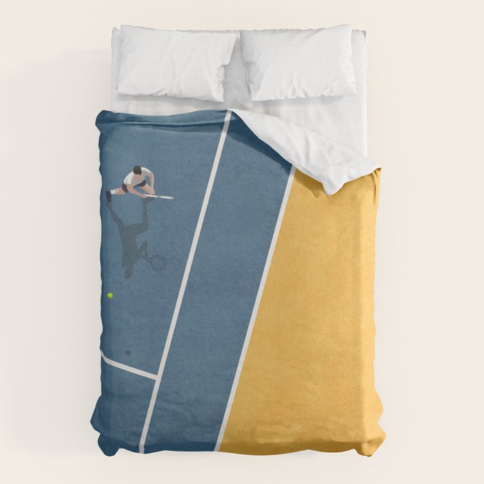 Tennis Player Duvet Cover Gallery Image 6