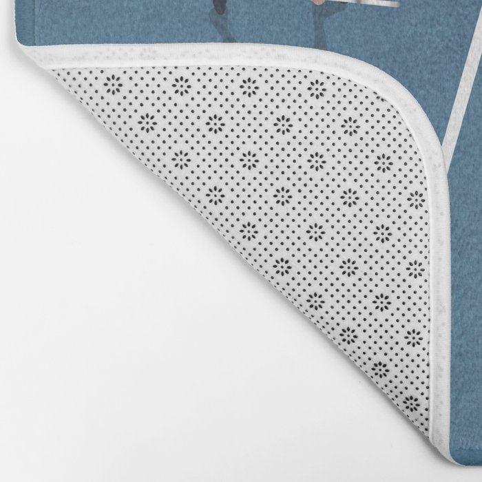 Tennis Player Bath Mat Gallery Image 2