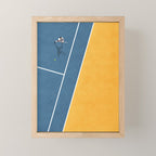 Tennis Player Mini Art Print Gallery Image 1