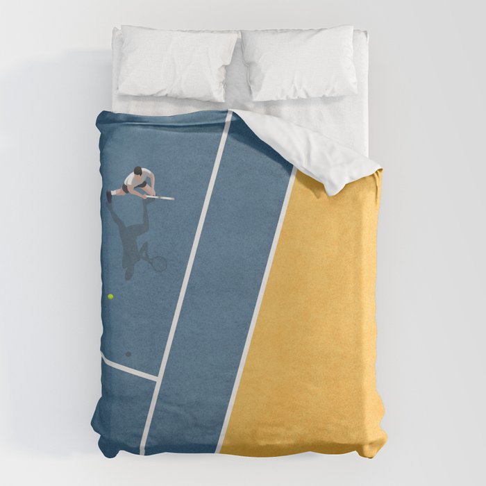 Tennis Player Duvet Cover Gallery Image 6