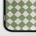 Diamond Pattern Abstract - Green Laptop Sleeve Gallery Image 3