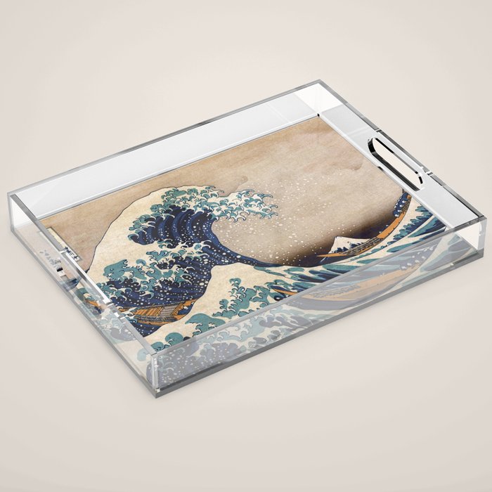 The Great Wave off Kanagawa Acrylic Tray Gallery Image 1