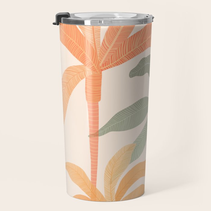Tropical Palm Grove Travel Mug Gallery Image 3