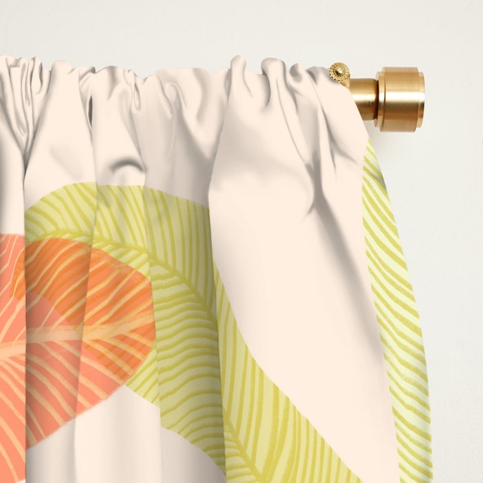 Tropical Palm Grove Window Curtain Gallery Image 2