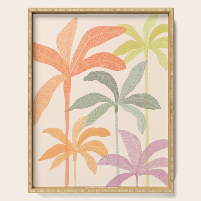 Tropical Palm Grove Serving Tray Gallery Image 1