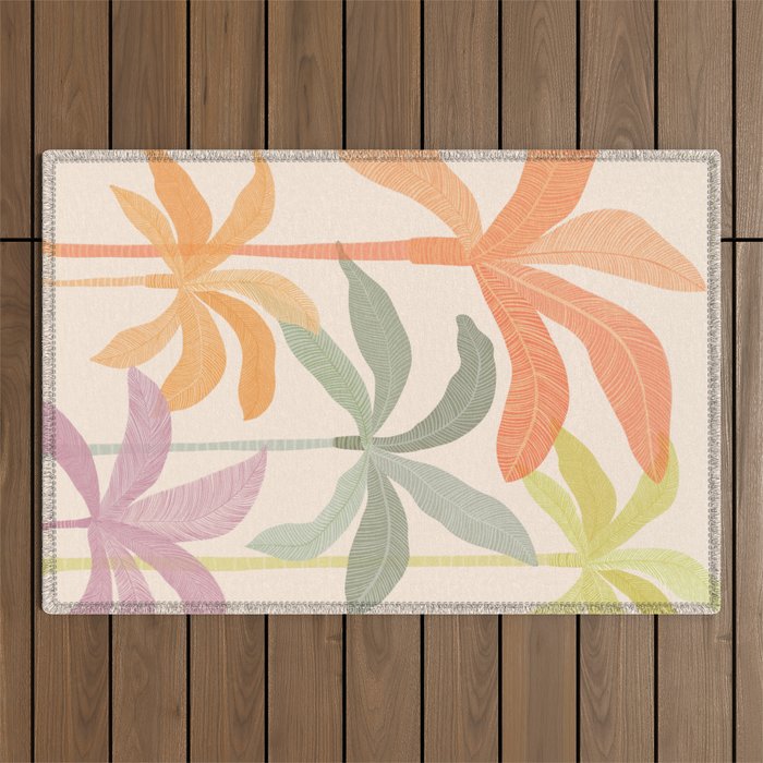 Tropical Palm Grove Outdoor Rug Gallery Image 1