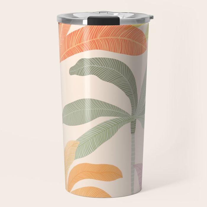 Tropical Palm Grove Travel Mug Gallery Image 1