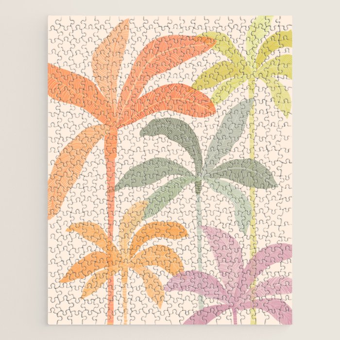 Tropical Palm Grove Jigsaw Puzzle Gallery Image 1