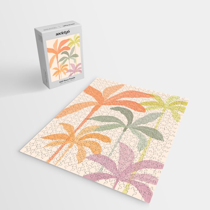 Tropical Palm Grove Jigsaw Puzzle Gallery Image 2