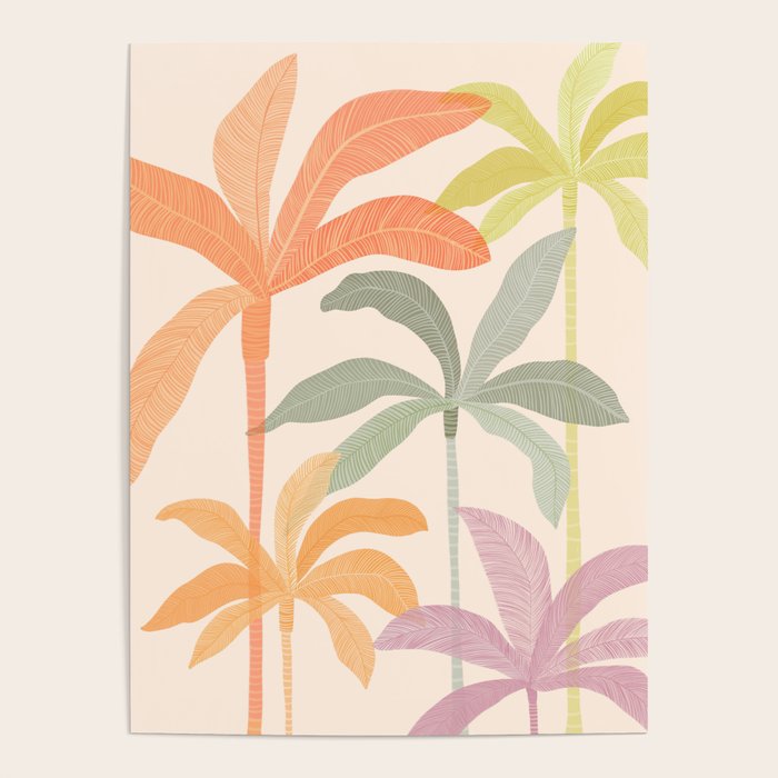 Tropical Palm Grove Poster Gallery Image 1