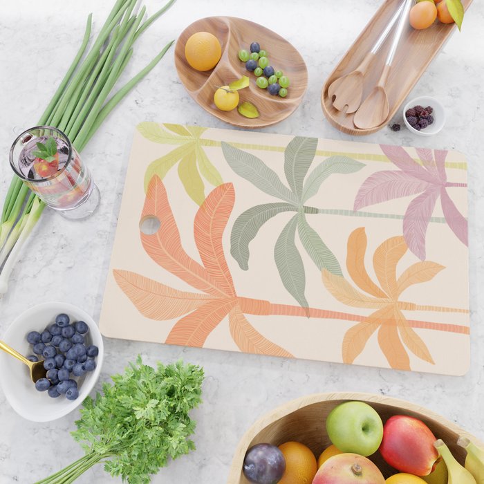 Tropical Palm Grove Cutting Board Gallery Image 2
