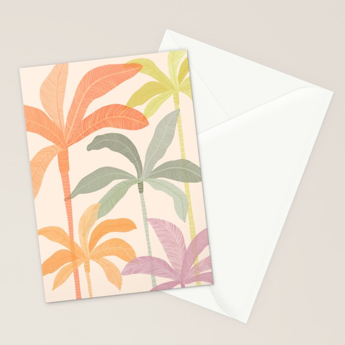Tropical Palm Grove Stationery Card Gallery Image 2