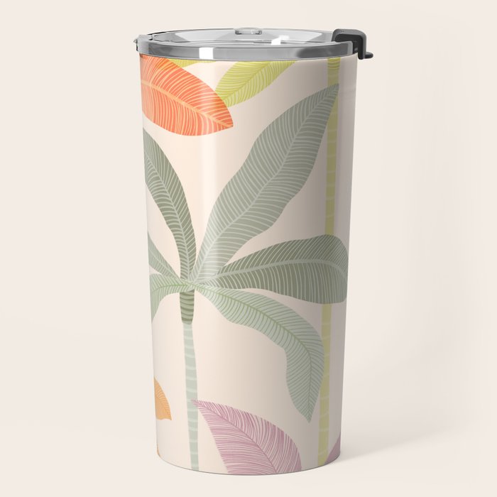 Tropical Palm Grove Travel Mug Gallery Image 2