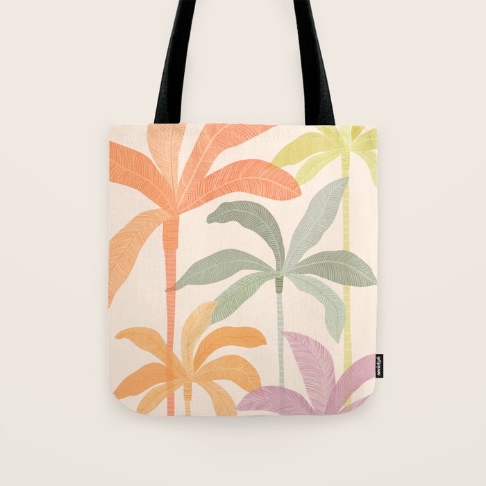 Tropical Palm Grove Tote Bag Gallery Image 1