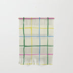 Abstract Tennis Net Pattern in Cream Wall Hanging Gallery Image 1