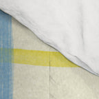 Abstract Tennis Net Pattern in Cream Comforter Gallery Image 4