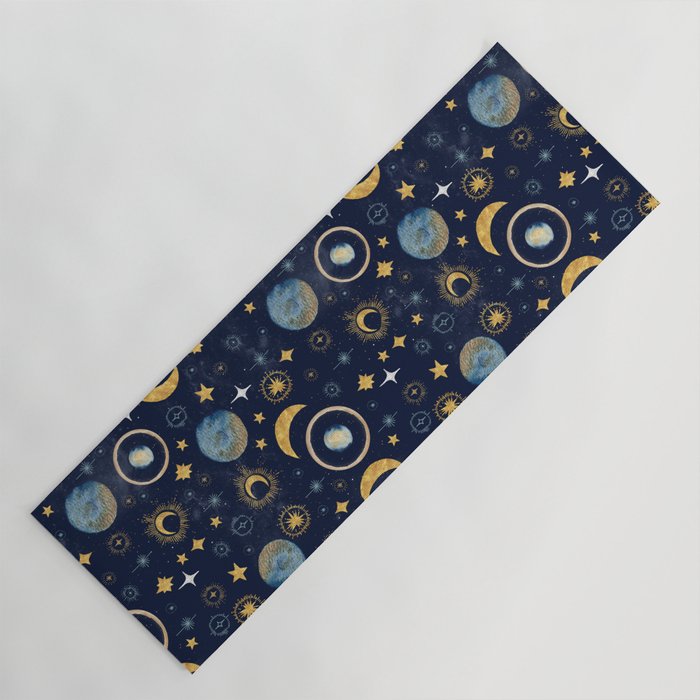 Starry night sky ABS 1 Yoga Mat Gallery Image 1