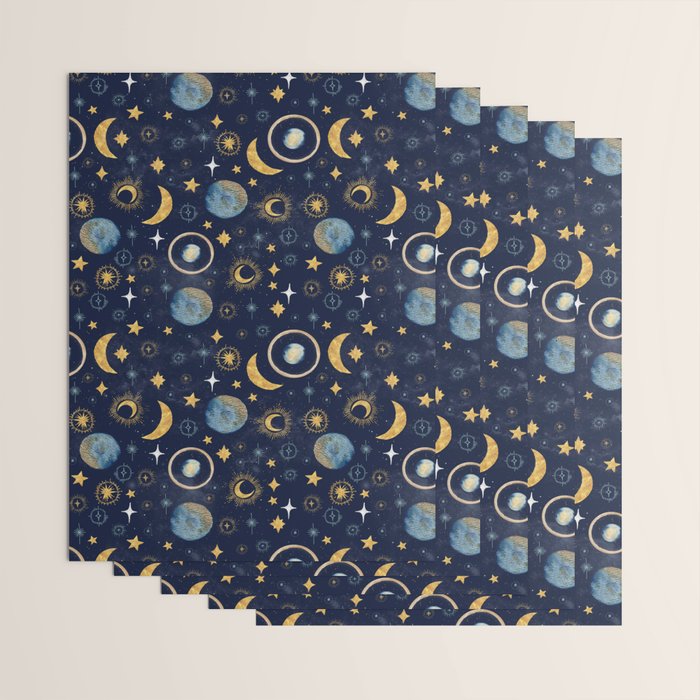 Starry night sky ABS 1 Wrapping Paper Gallery Image 3