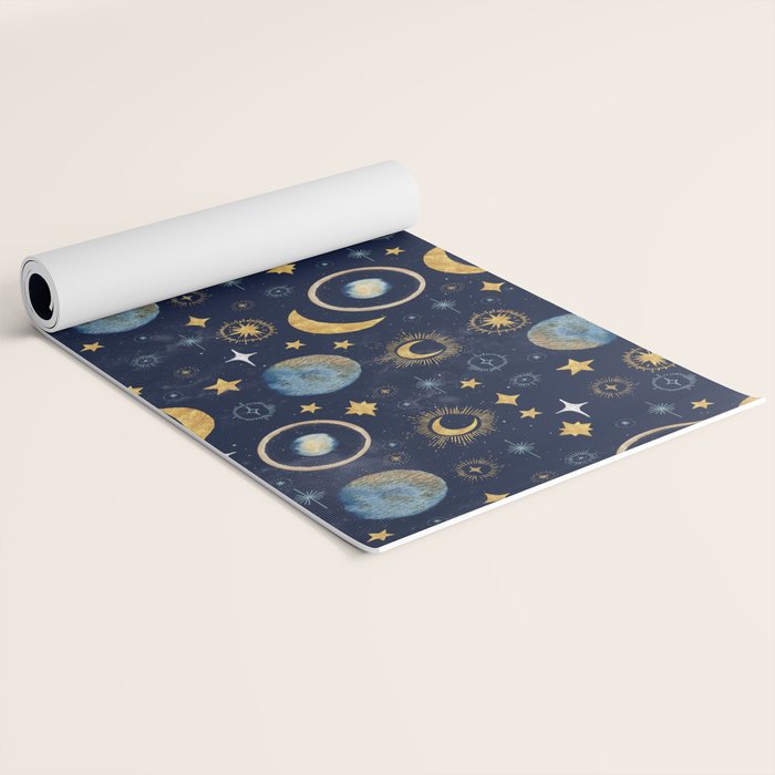 Starry night sky ABS 1 Yoga Mat Gallery Image 2