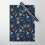 Starry night sky ABS 1 Wrapping Paper Gallery Image 1