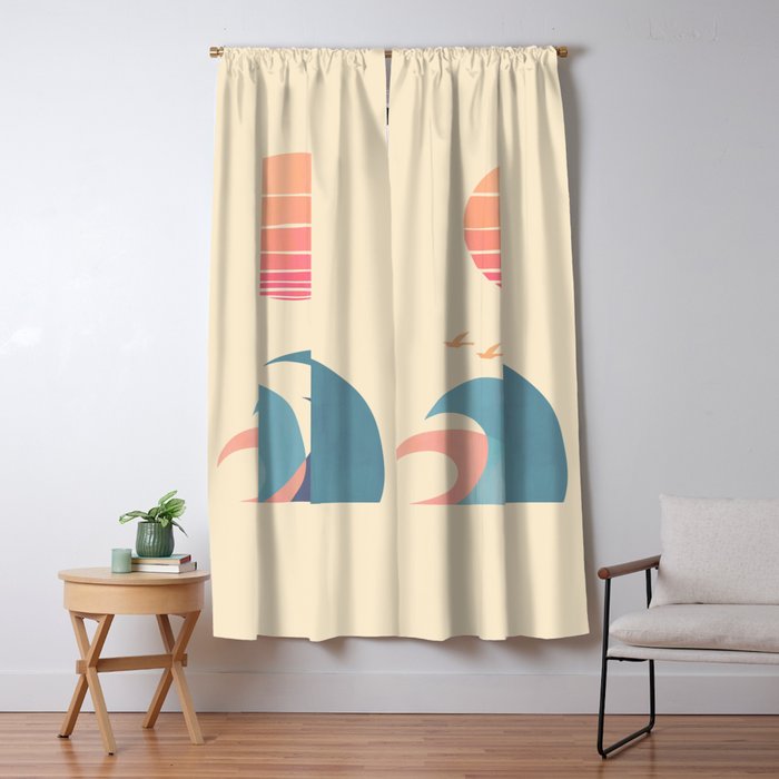 Ocean call Window Curtain Gallery Image 5