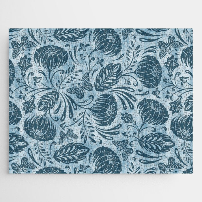 Arabella - Washed Indigo Jigsaw Puzzle Gallery Image 1