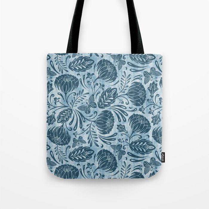 Arabella - Washed Indigo Tote Bag Gallery Image 1