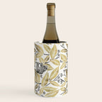 Happy Sloth - Tropical Gold Leaves Wine Chiller Gallery Image 2