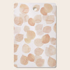 Watercolor polka dots in terracotta_bloomartgallery Cutting Board Gallery Image 1