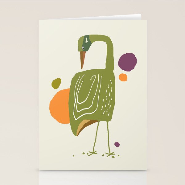 Quirky Brolga Stationery Card Gallery Image 2