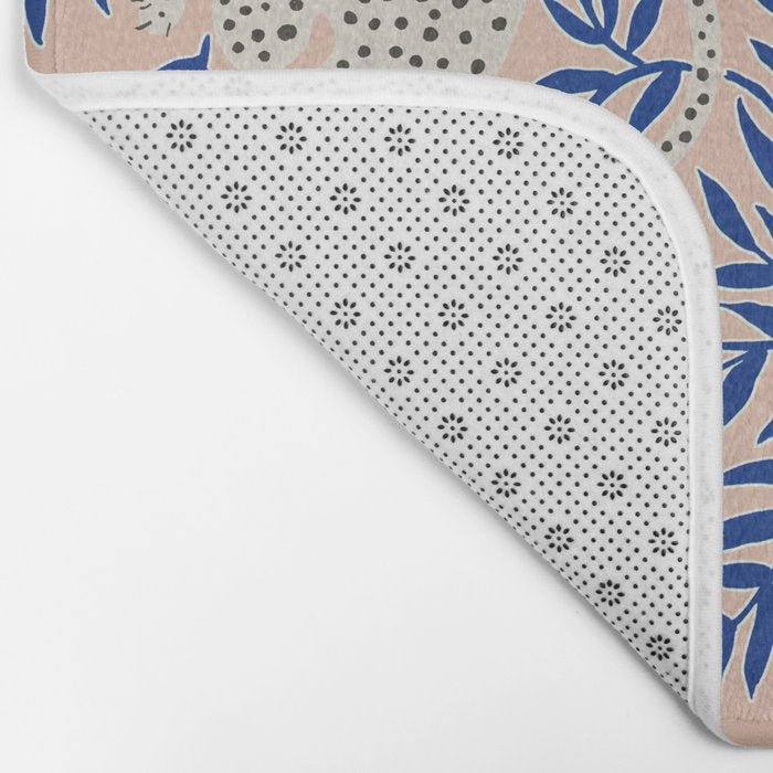Leopard Vase Bath Mat Gallery Image 2