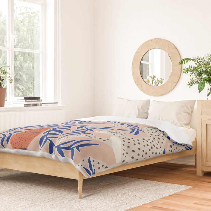 Leopard Vase Duvet Cover Gallery Image 2