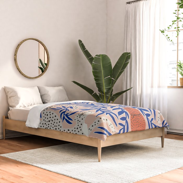 Leopard Vase Comforter Gallery Image 2