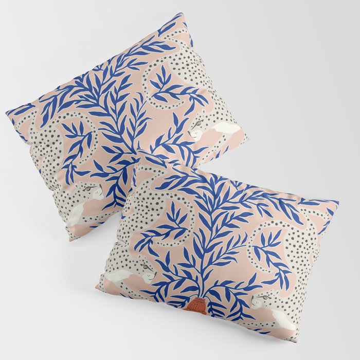 Leopard Vase Pillow Sham Gallery Image 1