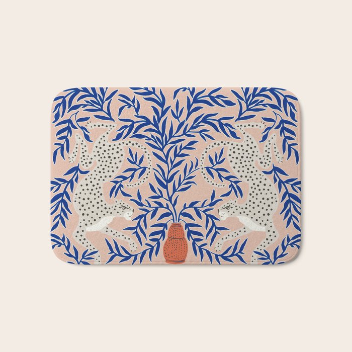 Leopard Vase Bath Mat Gallery Image 1