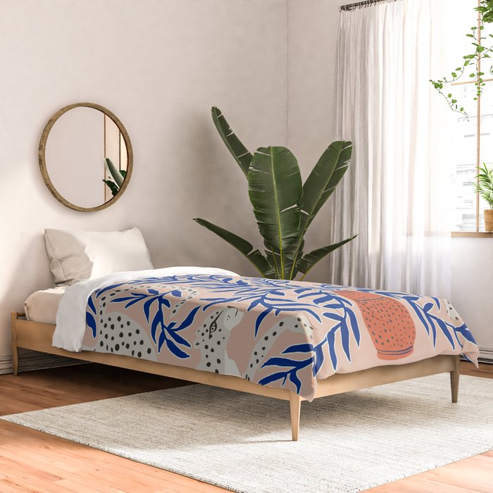 Leopard Vase Comforter Gallery Image 2