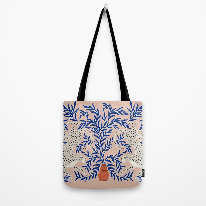 Leopard Vase Tote Bag Gallery Image 2