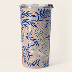 Leopard Vase Travel Mug Gallery Image 2