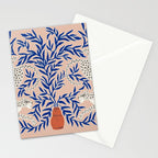 Leopard Vase Stationery Card Gallery Image 2