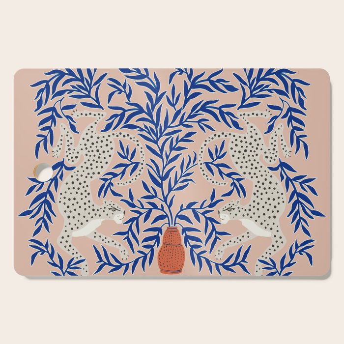Leopard Vase Cutting Board Gallery Image 1