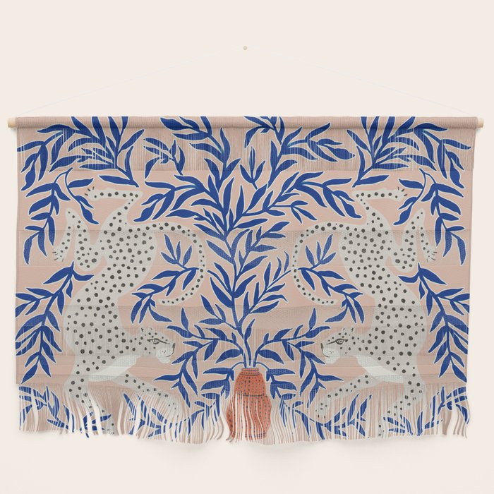 Leopard Vase Wall Hanging