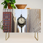 Downtown Tulsa Oklahoma Photography x Tulsa Centennial Clock  Credenza Gallery Image 1