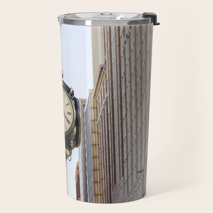 Downtown Tulsa Oklahoma Photography x Tulsa Centennial Clock  Travel Mug Gallery Image 2