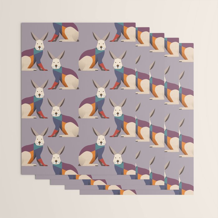 European Hare Wrapping Paper Gallery Image 3